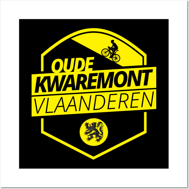 Oude Kwaremont Cobbled Climb Cycling Flanders Belgium Wall Art by zap